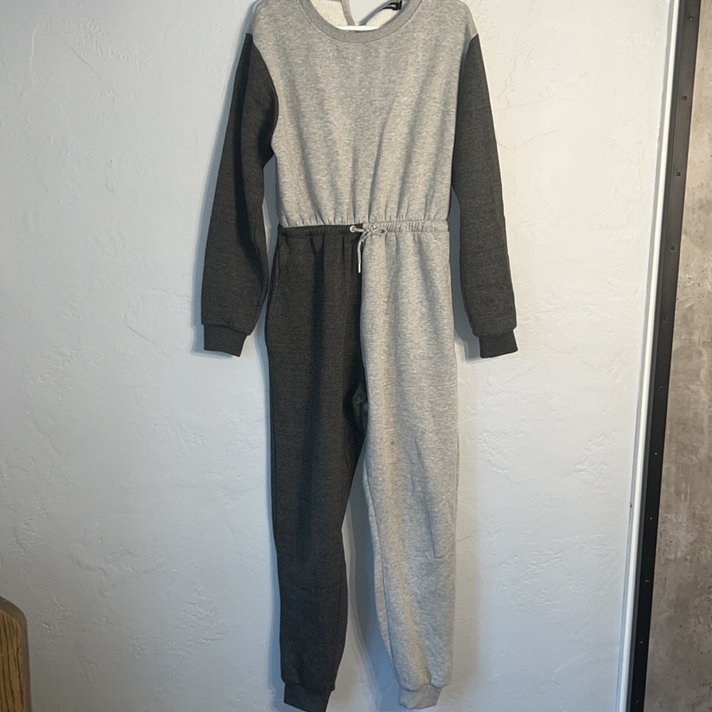 Plt Grey Colorblock Jumpsuit - Picture 6 of 6
